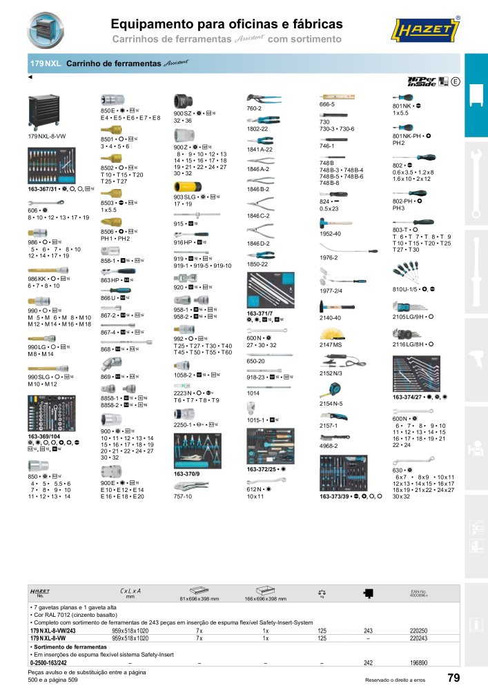HAZET Catálogo principal NO.: 2408 - Page 79