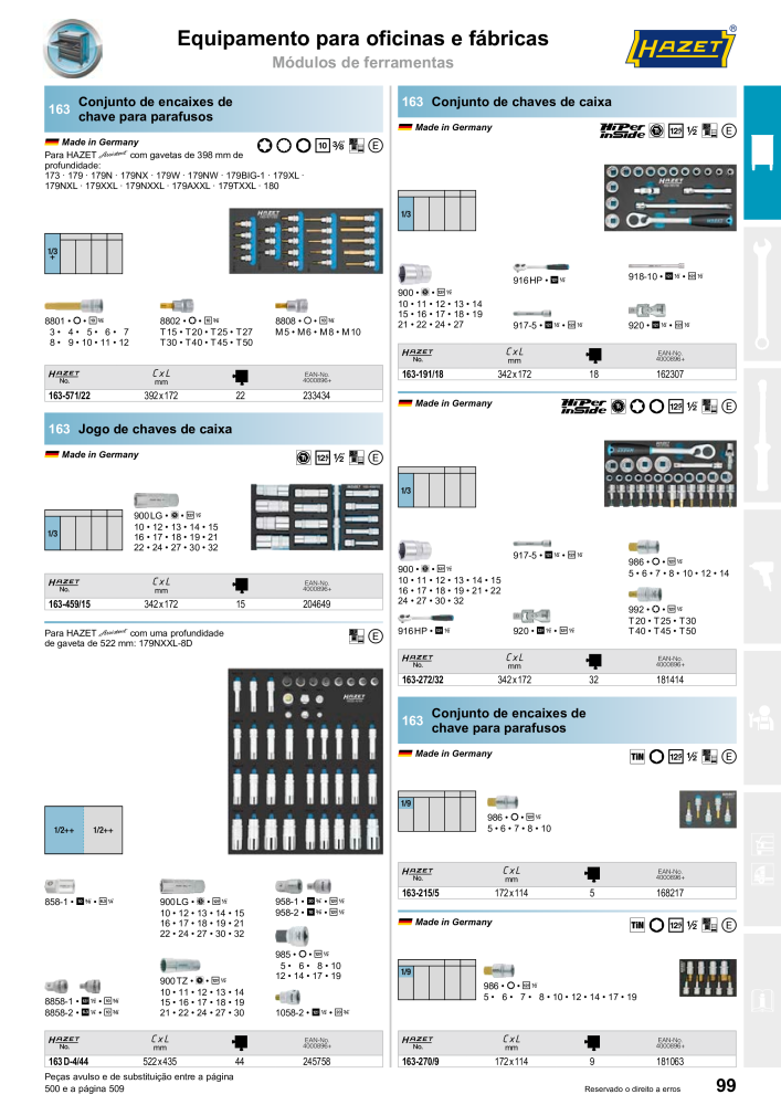 HAZET Catálogo principal NR.: 2408 - Pagina 99