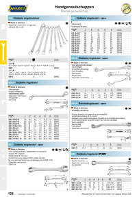 HAZET Remleidingsleutel (open) - extern zeskantprofiel - 11 mm 612N-11