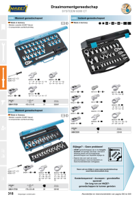 HAZET Momentgereedschapset - vierkante inzet 9 x 12 mm - aantal gereedschappen: 29 6290-1CT/29