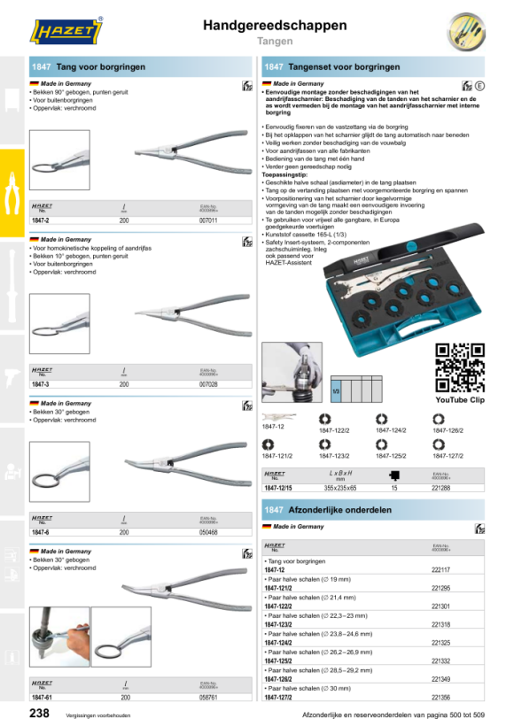 HAZET Grijptang 753-10