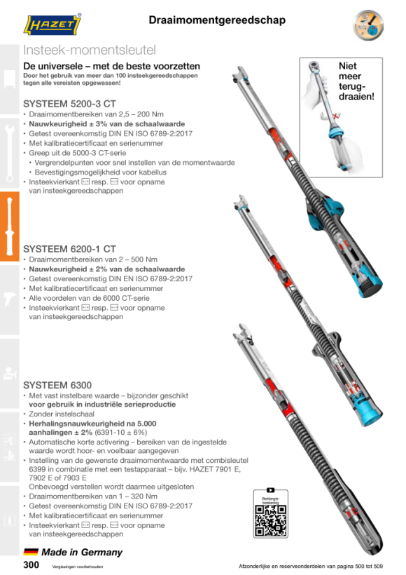 HAZET Reserveonderdelenset 6406/5