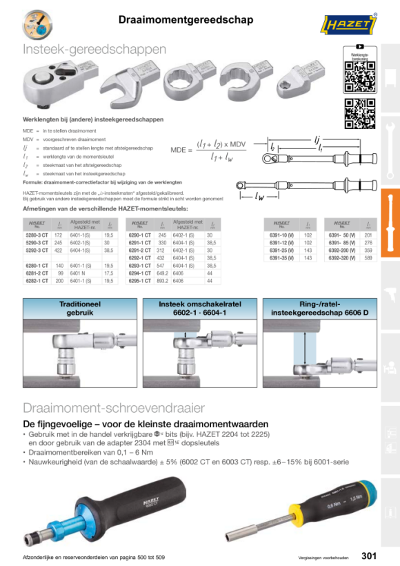 HAZET Reserveonderdelenset 6406/5