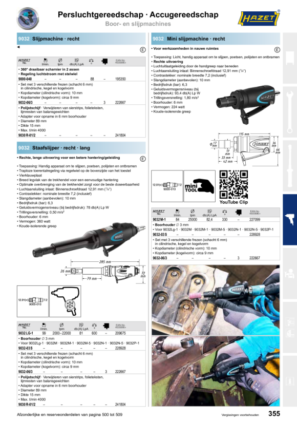 HAZET Orbitale schuurmachine 9033-2