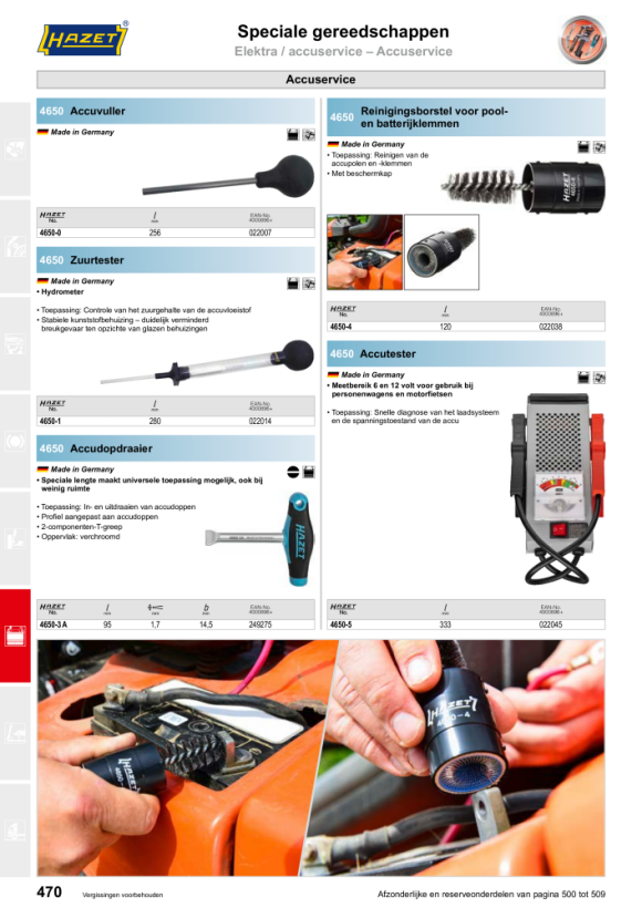 HAZET Ontgrendelingsgereedschapset 4670-1/12