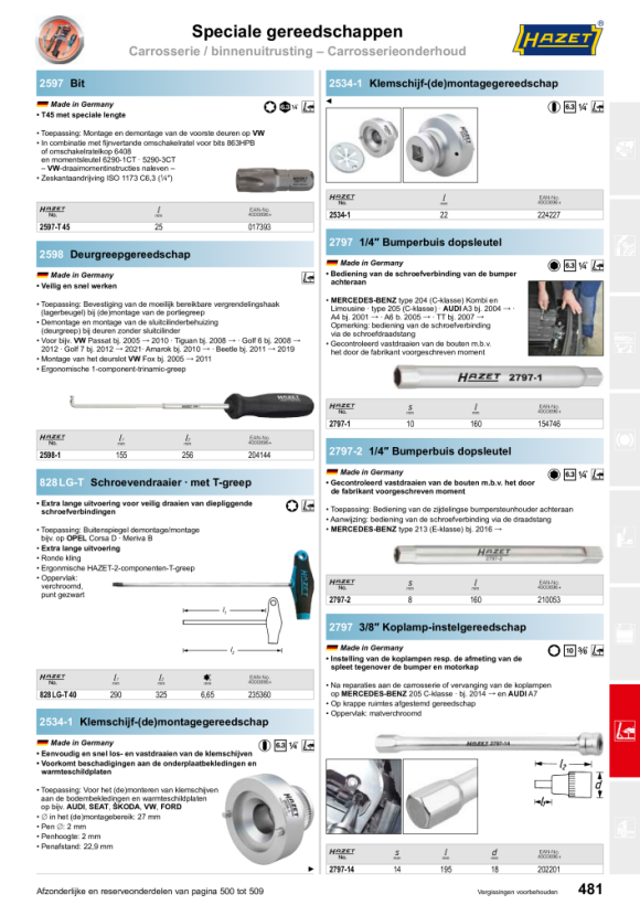 HAZET Momentsleutel - Nm min-max: 10???60 Nm - Tolerantie: 3% - Vierkant inzetstuk 9 x 12 mm 5290-3CT