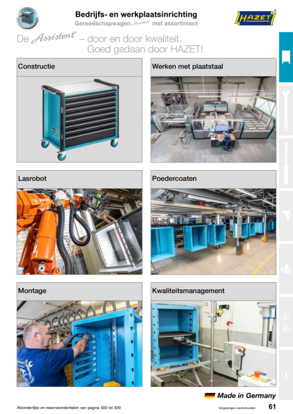 HAZET Gereedschapsassortiment - aantal gereedschappen: 220 0-179/220