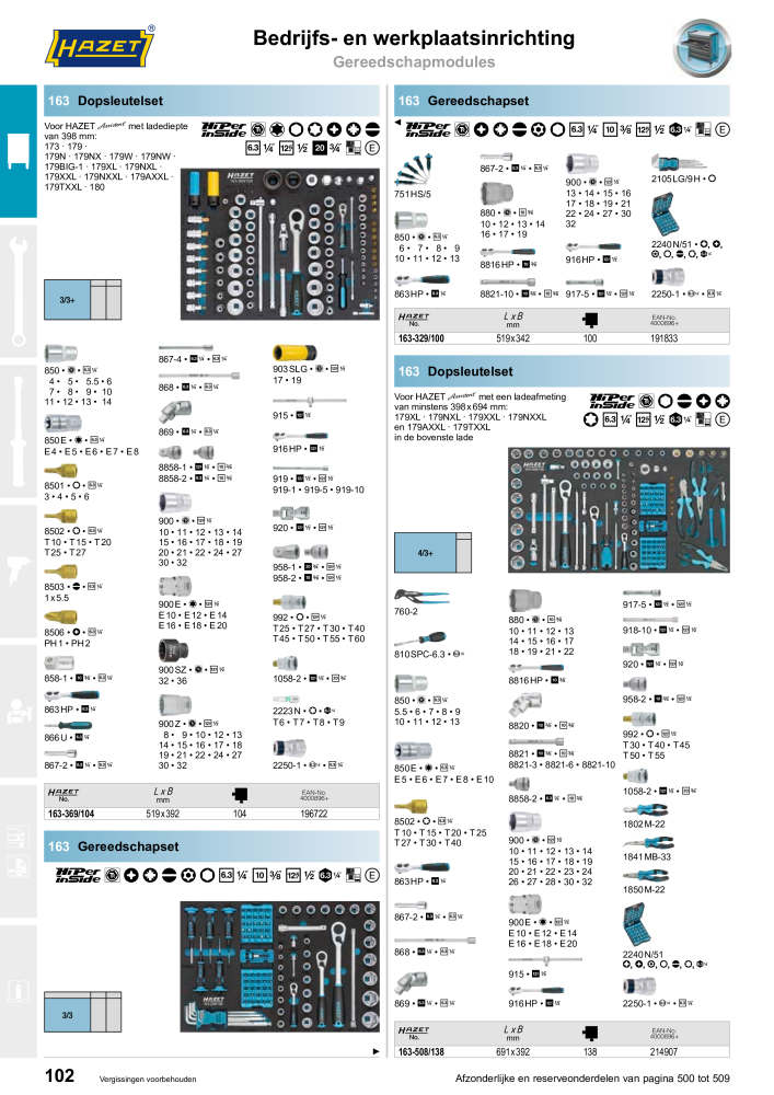 HAZET Hoofdcatalogus NO.: 2409 - Page 102