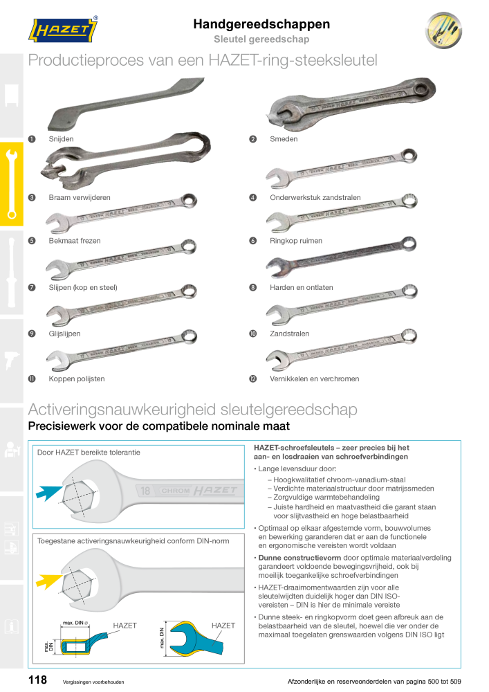 HAZET Hoofdcatalogus Nº: 2409 - Página 118