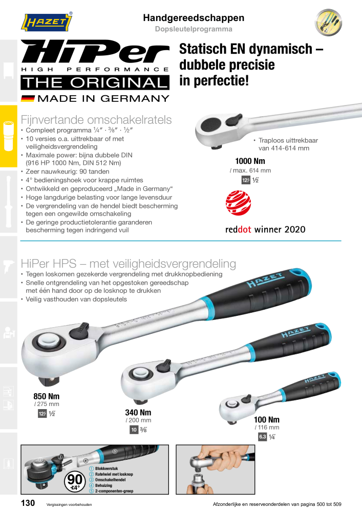 HAZET Hoofdcatalogus NR.: 2409 - Pagina 130