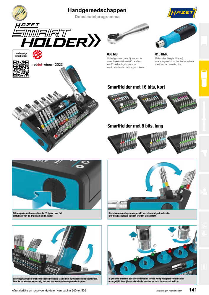 HAZET Hoofdcatalogus Nº: 2409 - Página 141