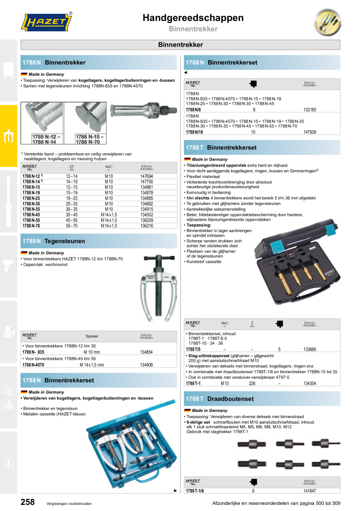 HAZET Hoofdcatalogus NR.: 2409 - Pagina 258