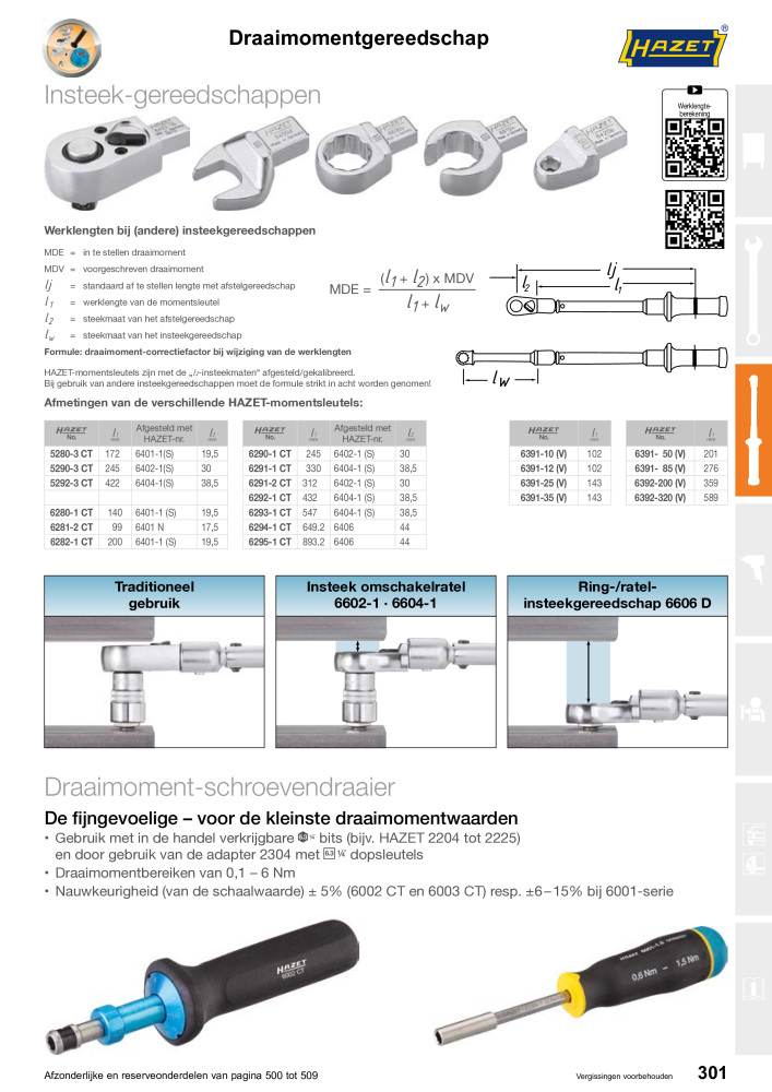 HAZET Hoofdcatalogus Č. 2409 - Strana 301
