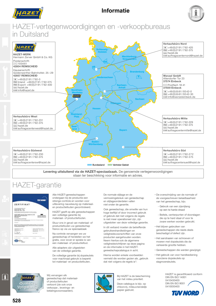 HAZET Hoofdcatalogus NR.: 2409 - Pagina 528