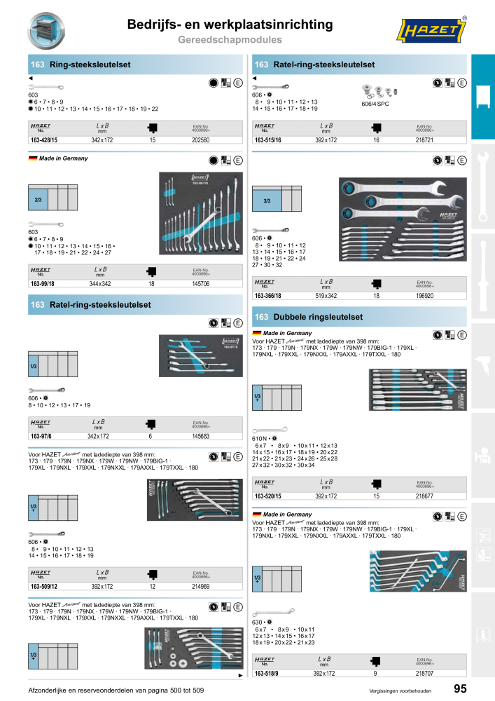 HAZET Hoofdcatalogus Č. 2409 - Strana 95