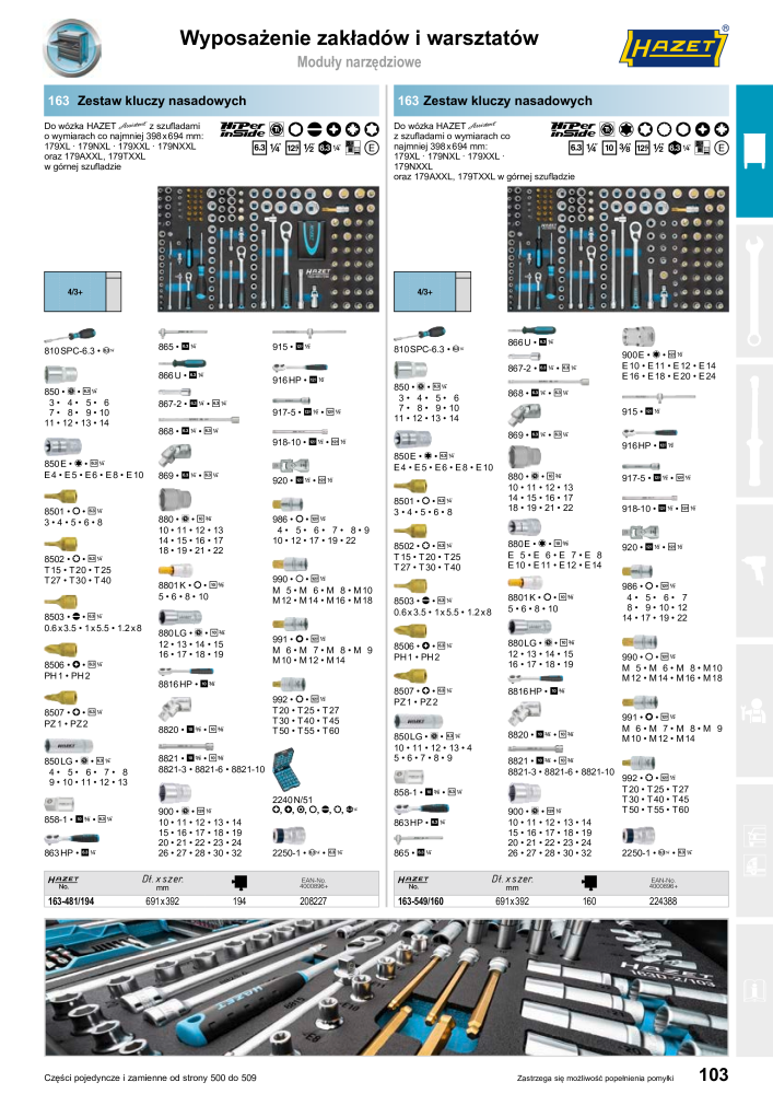 HAZET Katalog główny Nb. : 2413 - Page 105