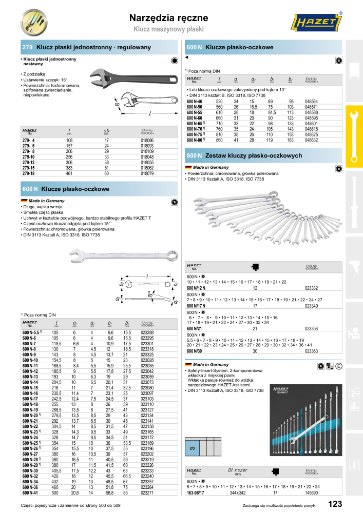 HAZET Katalog główny NR.: 2413 - Pagina 125