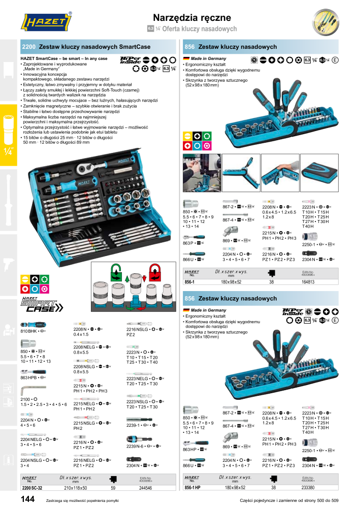 HAZET Katalog główny NR.: 2413 - Strona 146