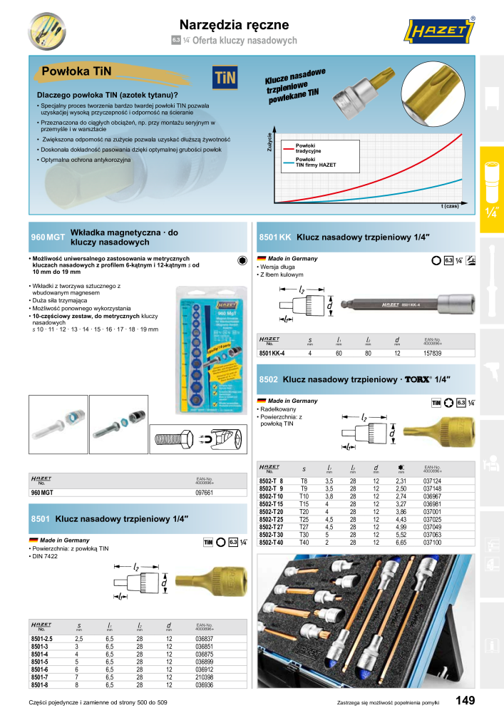 HAZET Katalog główny Nº: 2413 - Página 151