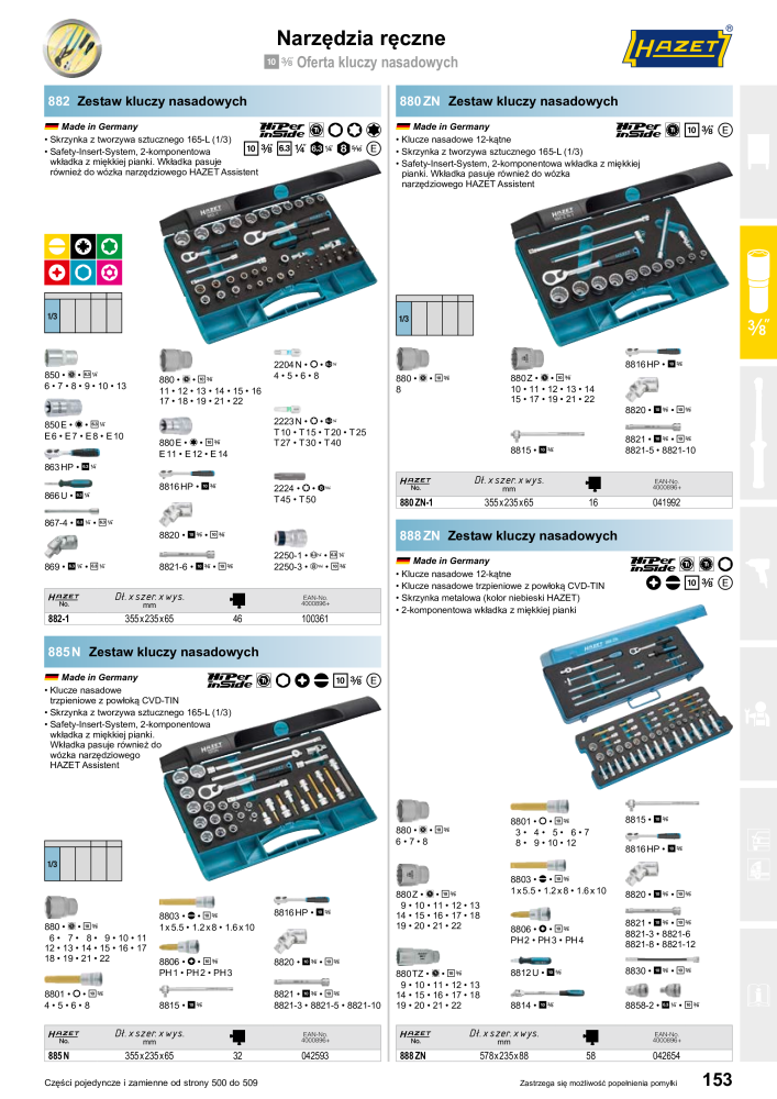 HAZET Katalog główny NR.: 2413 - Strona 155