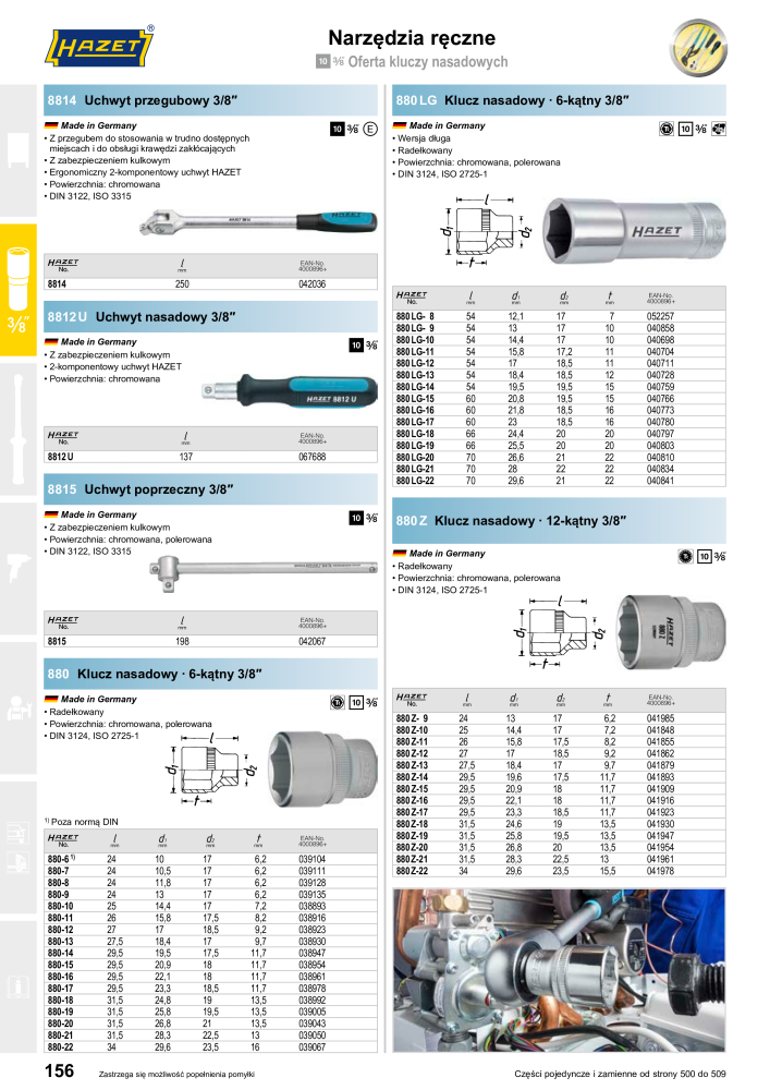 HAZET Katalog główny n.: 2413 - Pagina 158