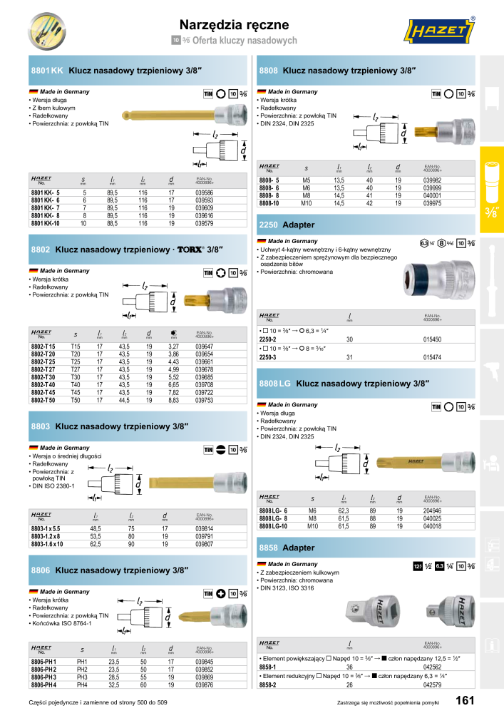 HAZET Katalog główny Č. 2413 - Strana 163