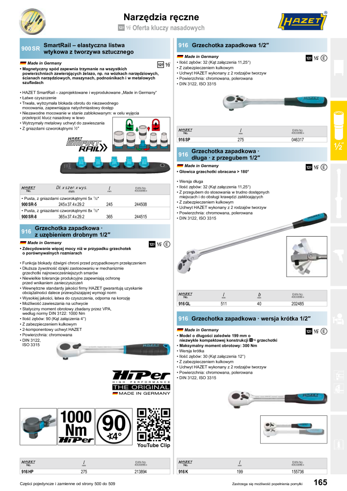 HAZET Katalog główny NO.: 2413 - Page 167