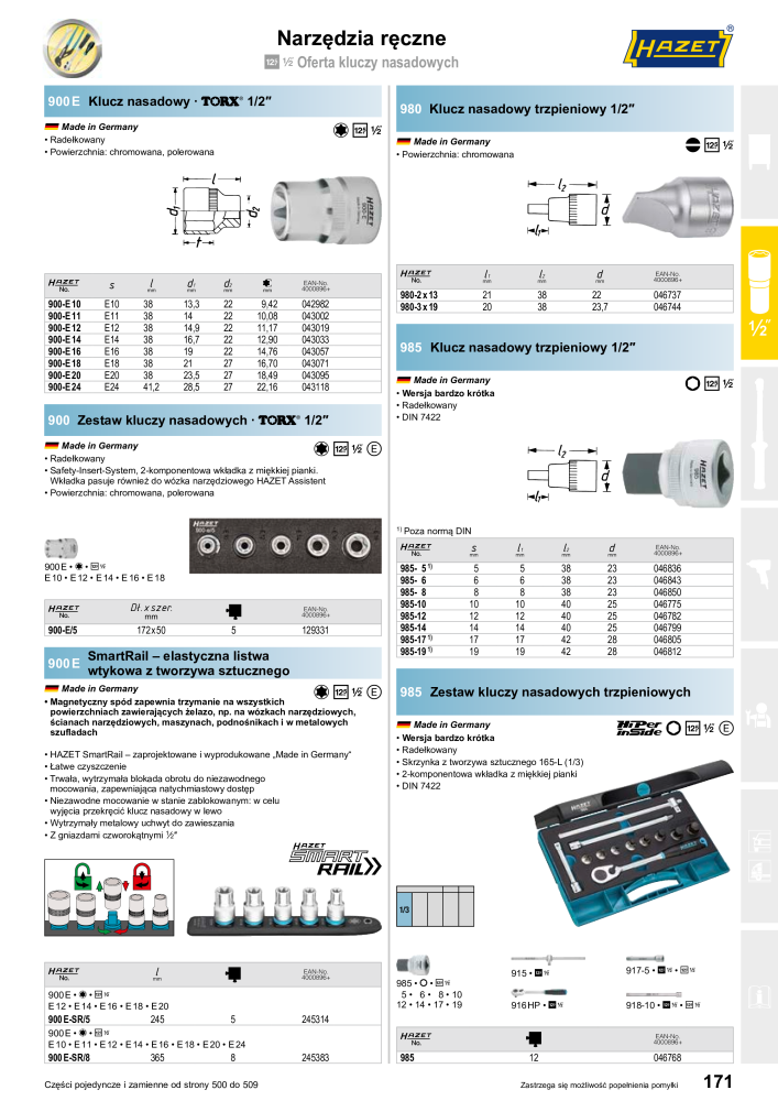 HAZET Katalog główny NR.: 2413 - Pagina 173