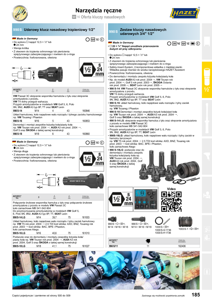HAZET Katalog główny NO.: 2413 - Page 187