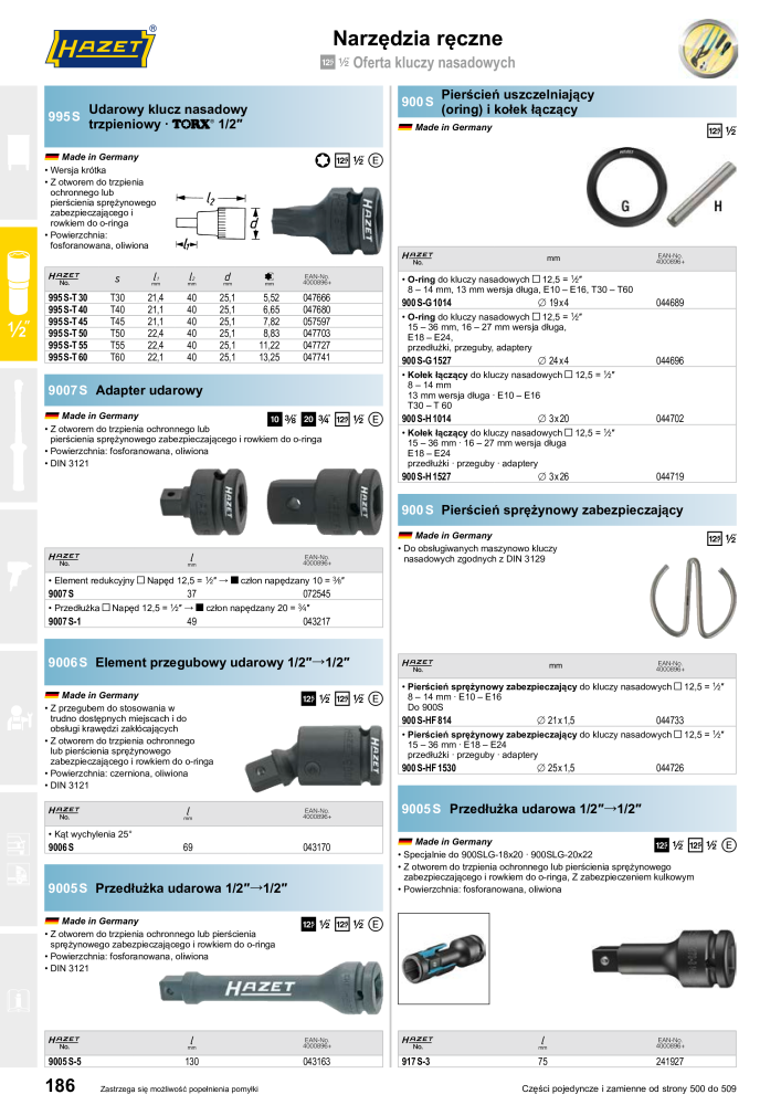 HAZET Katalog główny Č. 2413 - Strana 188