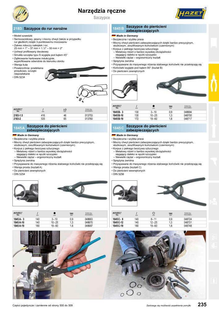 HAZET Katalog główny Nb. : 2413 - Page 235