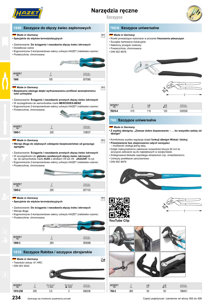 HAZET Katalog główny NR.: 2413 - Pagina 236