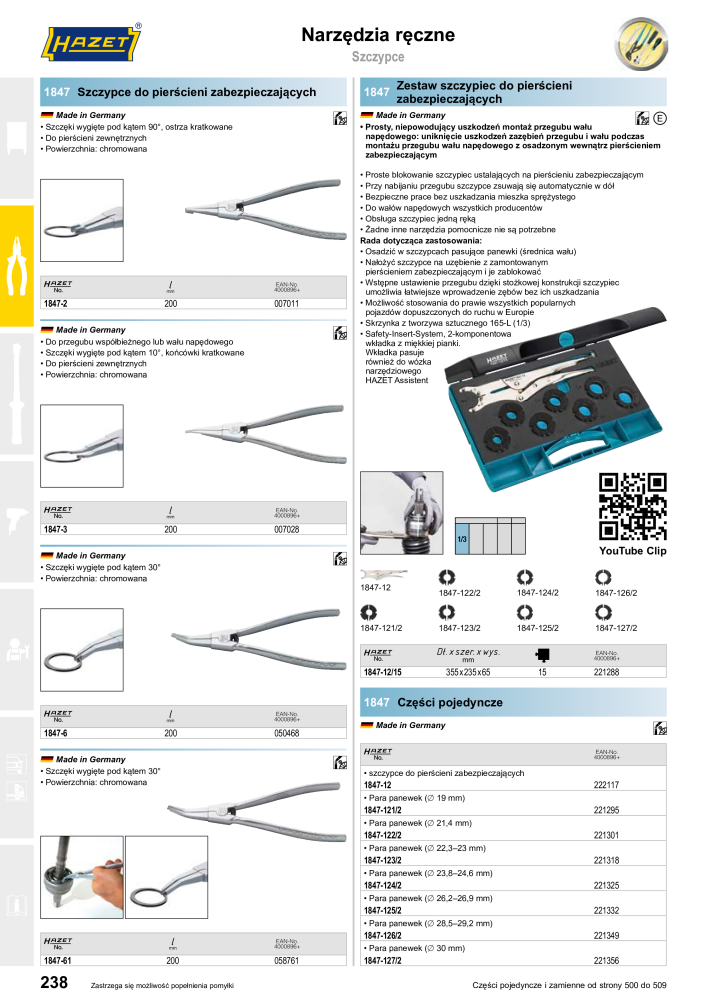 HAZET Katalog główny NR.: 2413 - Pagina 238