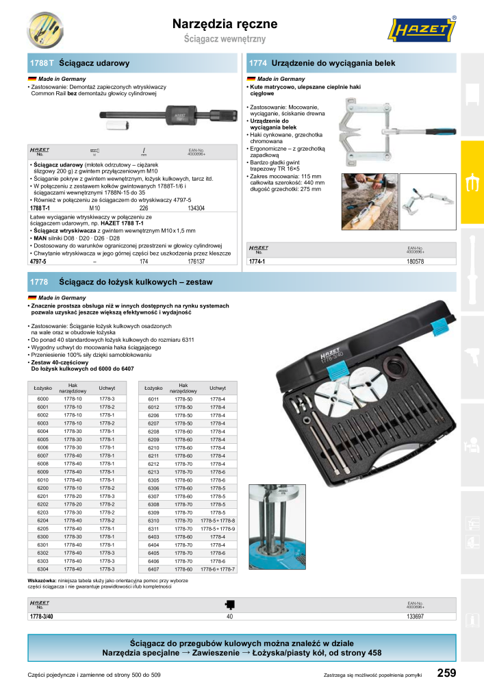 HAZET Katalog główny NR.: 2413 - Pagina 261
