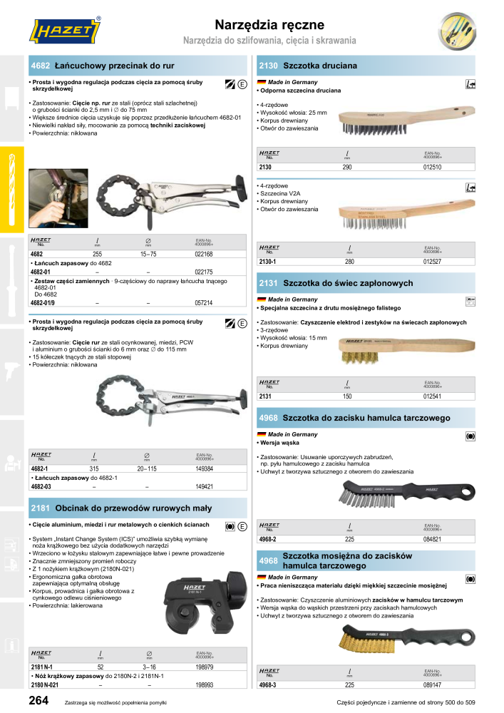 HAZET Katalog główny NR.: 2413 - Strona 264