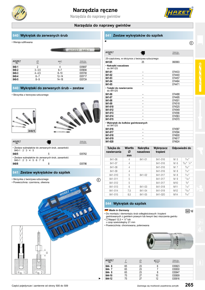 HAZET Katalog główny NR.: 2413 - Strona 267