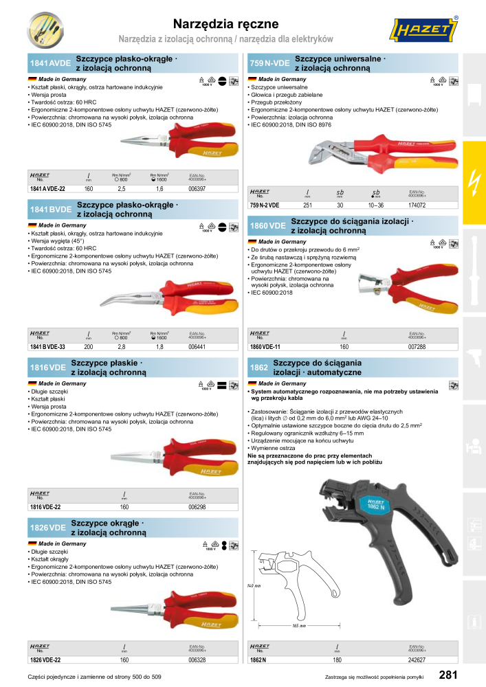 HAZET Katalog główny Nb. : 2413 - Page 283