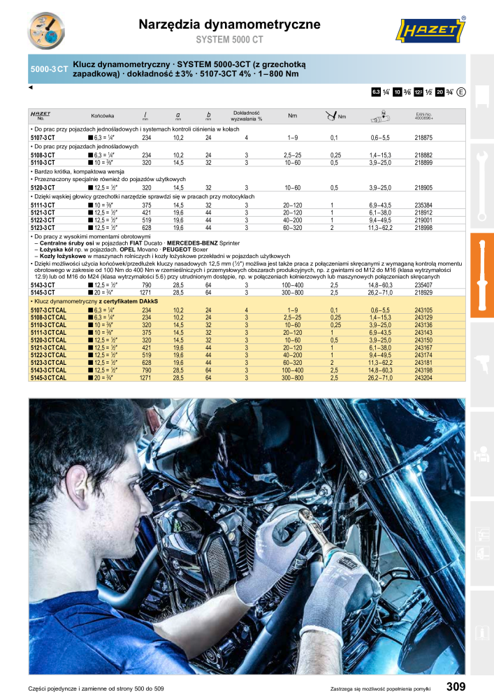 HAZET Katalog główny Nb. : 2413 - Page 309