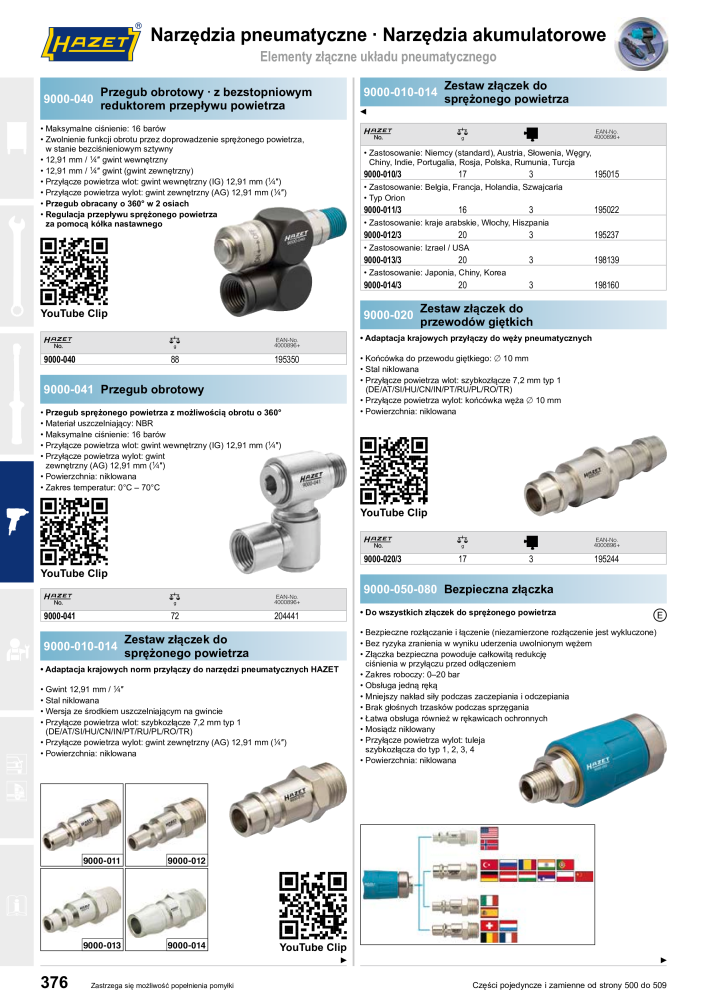 HAZET Katalog główny Nº: 2413 - Página 378