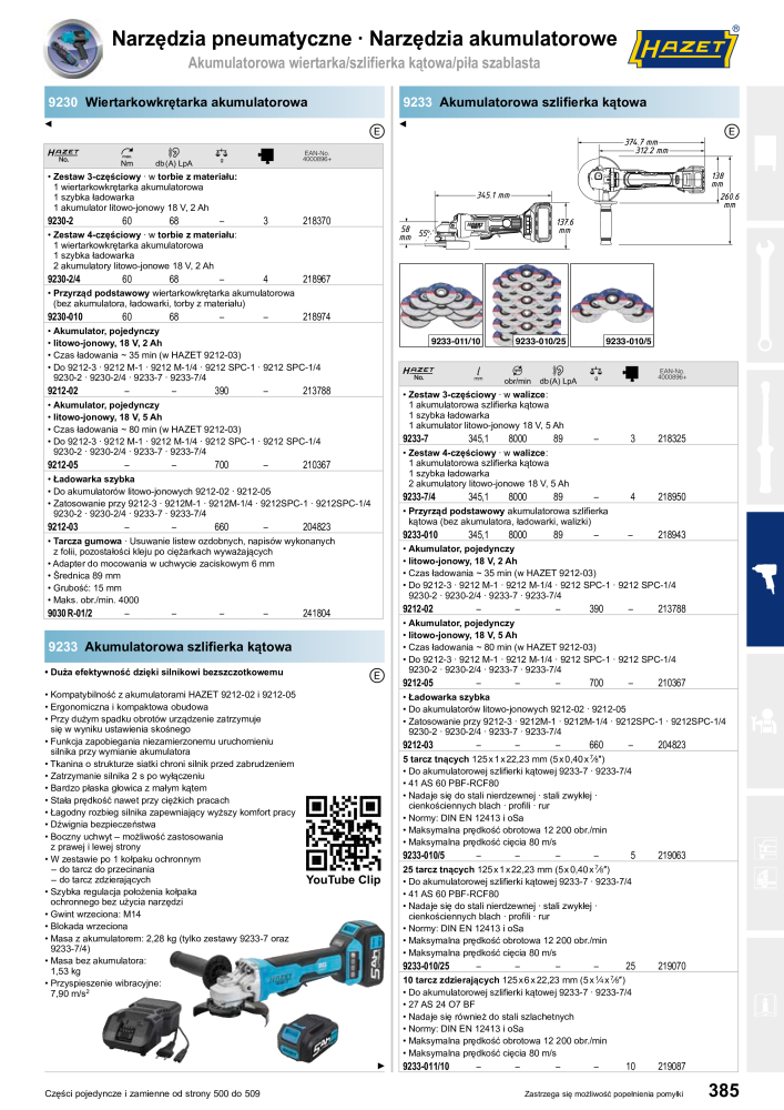 HAZET Katalog główny n.: 2413 - Pagina 385