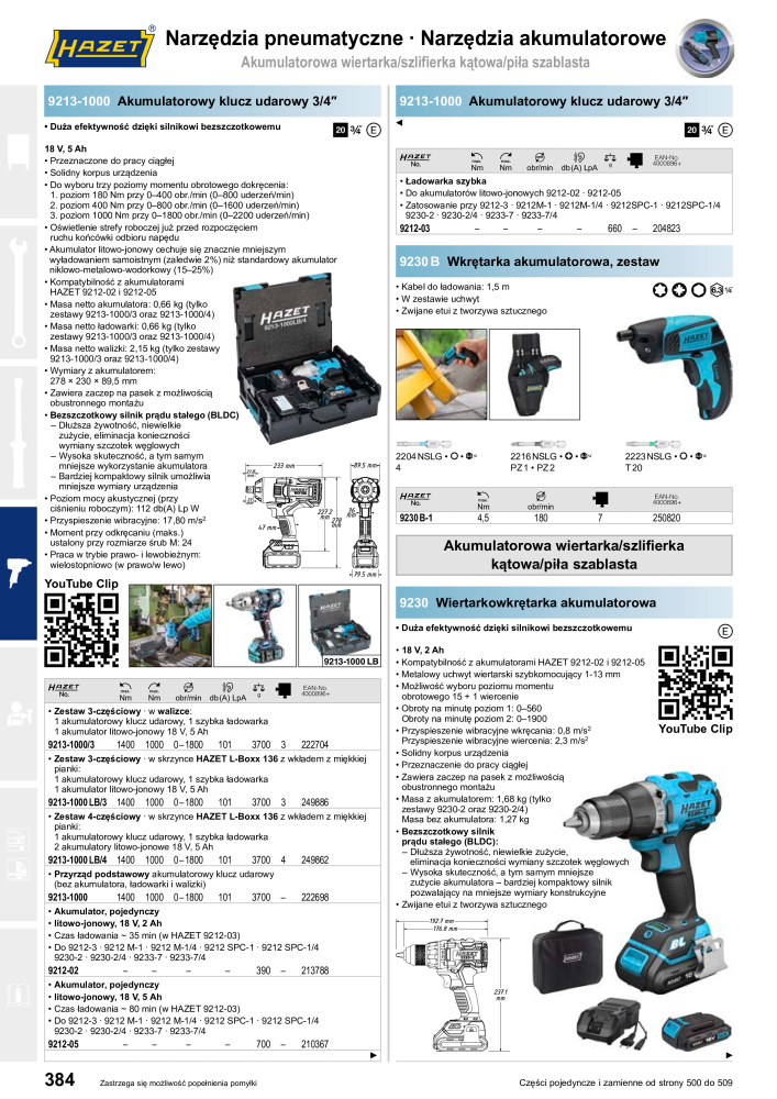 HAZET Katalog główny n.: 2413 - Pagina 386