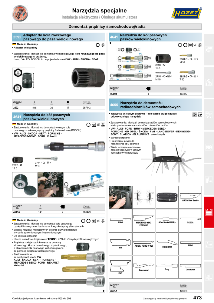 HAZET Katalog główny Nb. : 2413 - Page 475