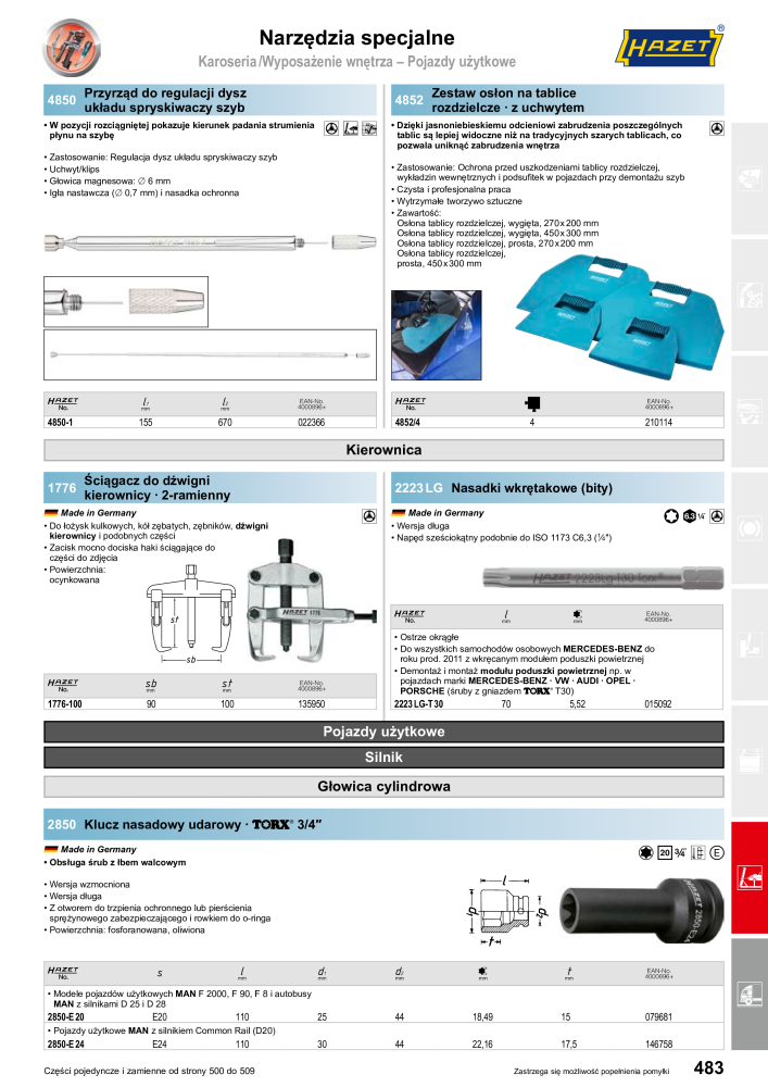 HAZET Katalog główny NO.: 2413 - Page 485