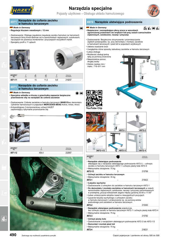 HAZET Katalog główny NO.: 2413 - Page 492