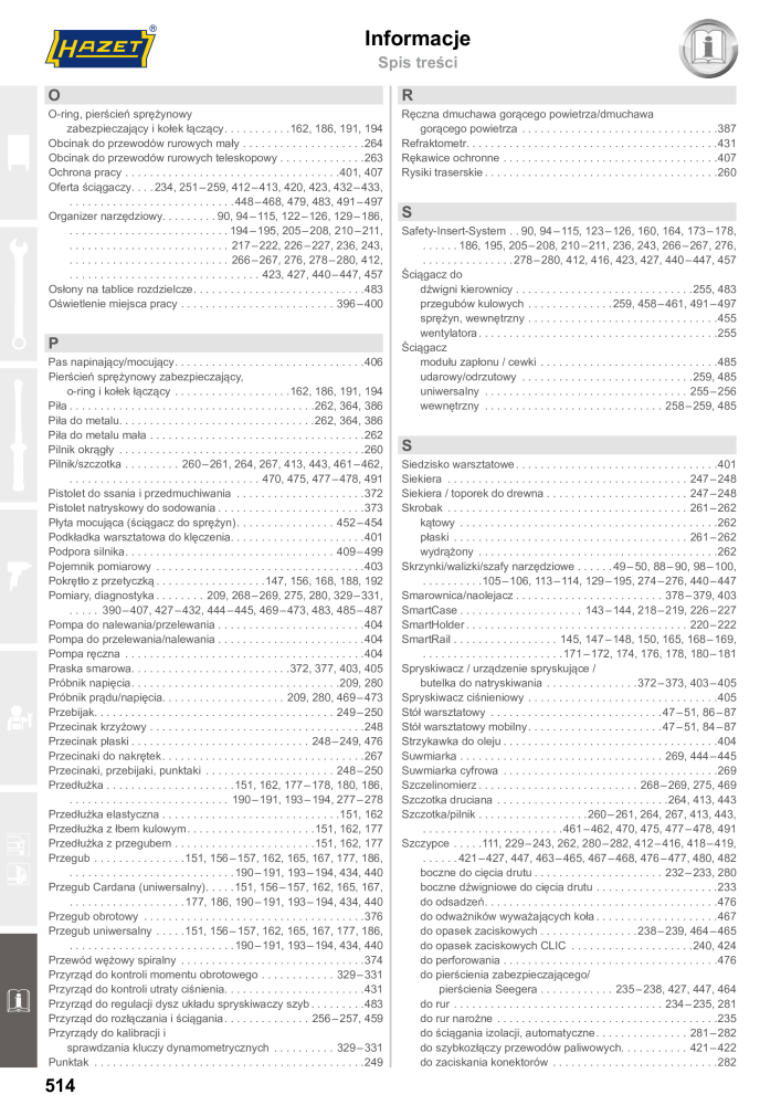 HAZET Katalog główny n.: 2413 - Pagina 516