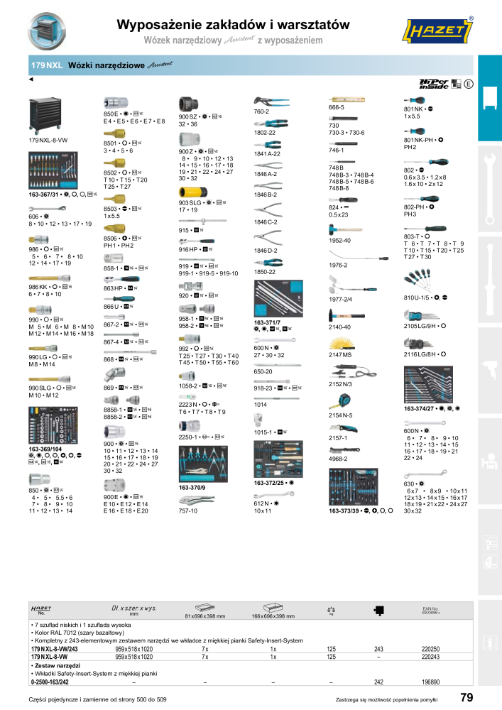 HAZET Katalog główny Nº: 2413 - Página 81