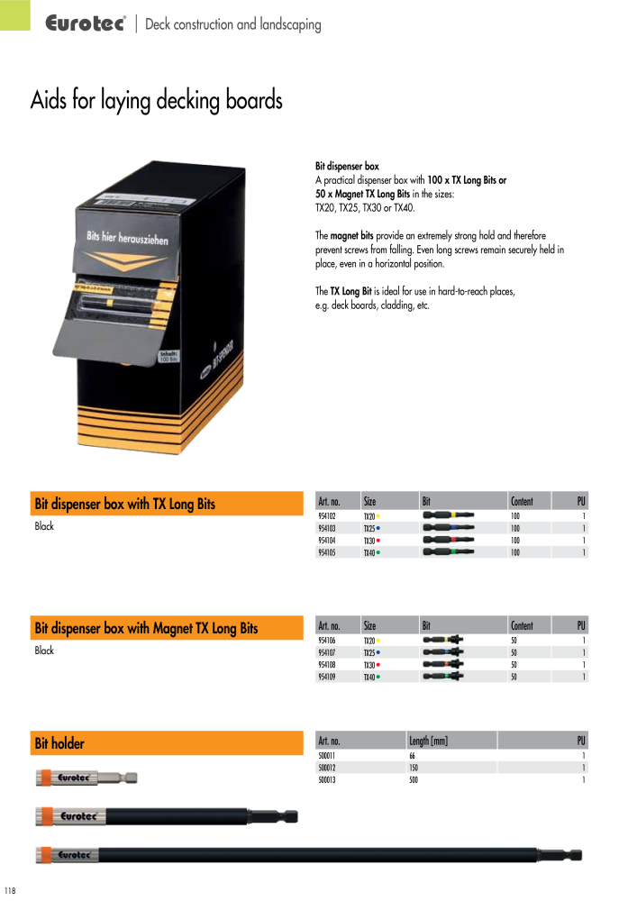 Eurotec catalogue fastening technology NEJ.: 2439 - Sida 118