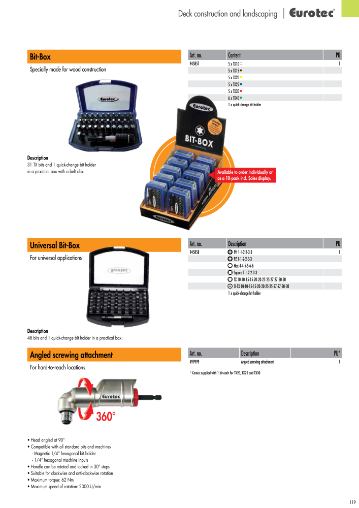 Eurotec catalogue fastening technology NR.: 2439 - Side 119