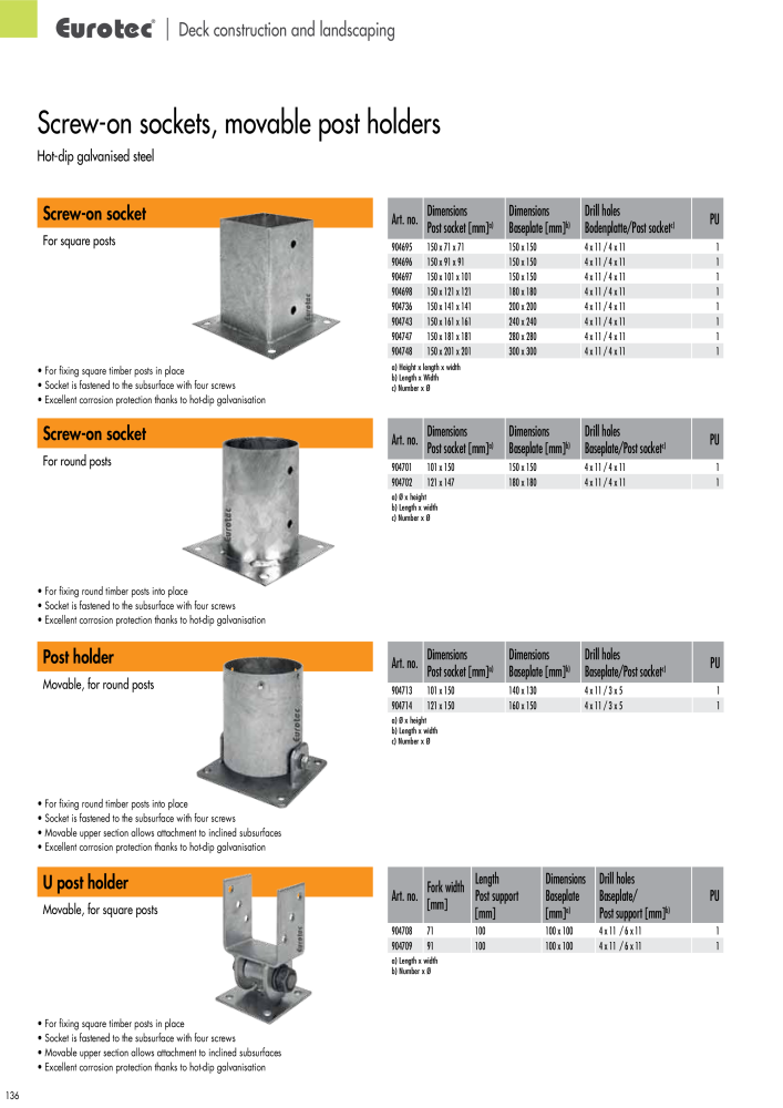 Eurotec catalogue fastening technology NO.: 2439 - Page 136