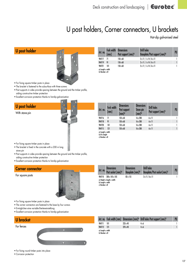 Eurotec catalogue fastening technology NR.: 2439 - Side 137